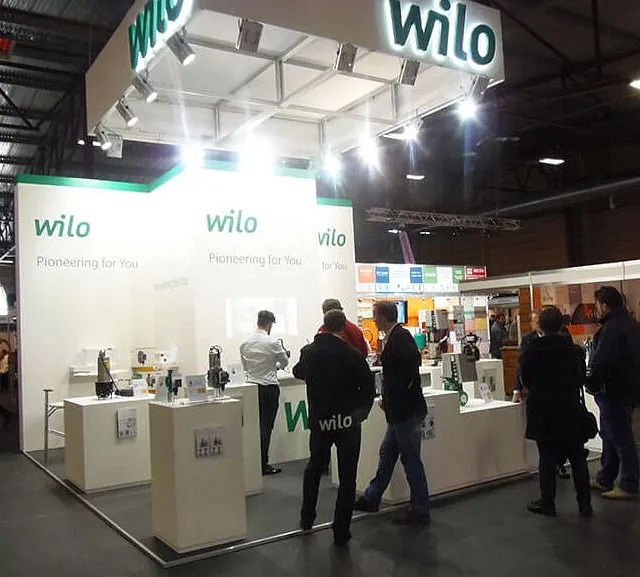 Custom-built exhibition stands, Wilo stand