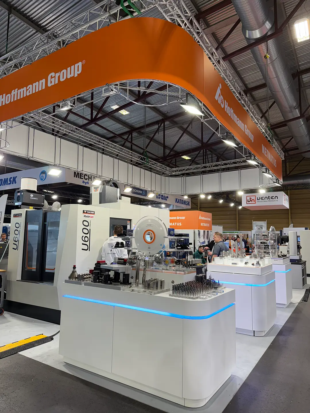 Custom-built exhibition stands