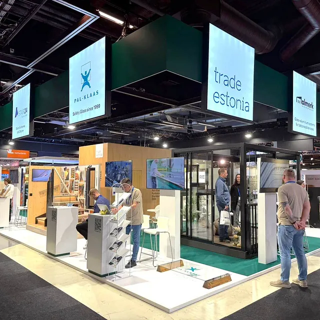 Custom-built exhibition stands
