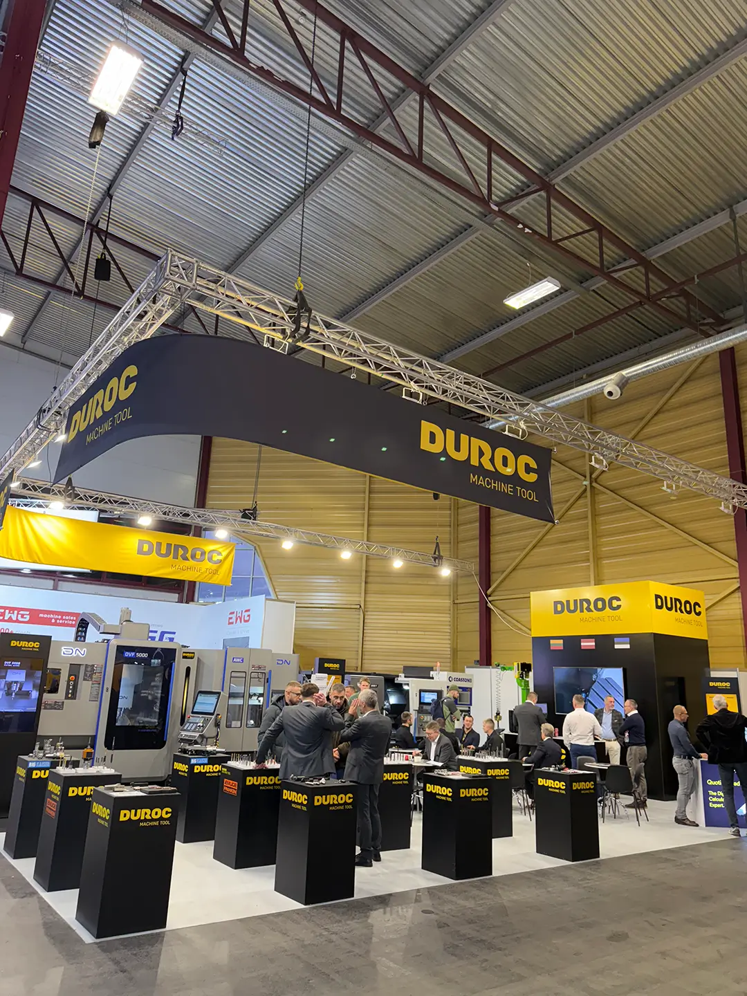 Custom-built exhibition stands