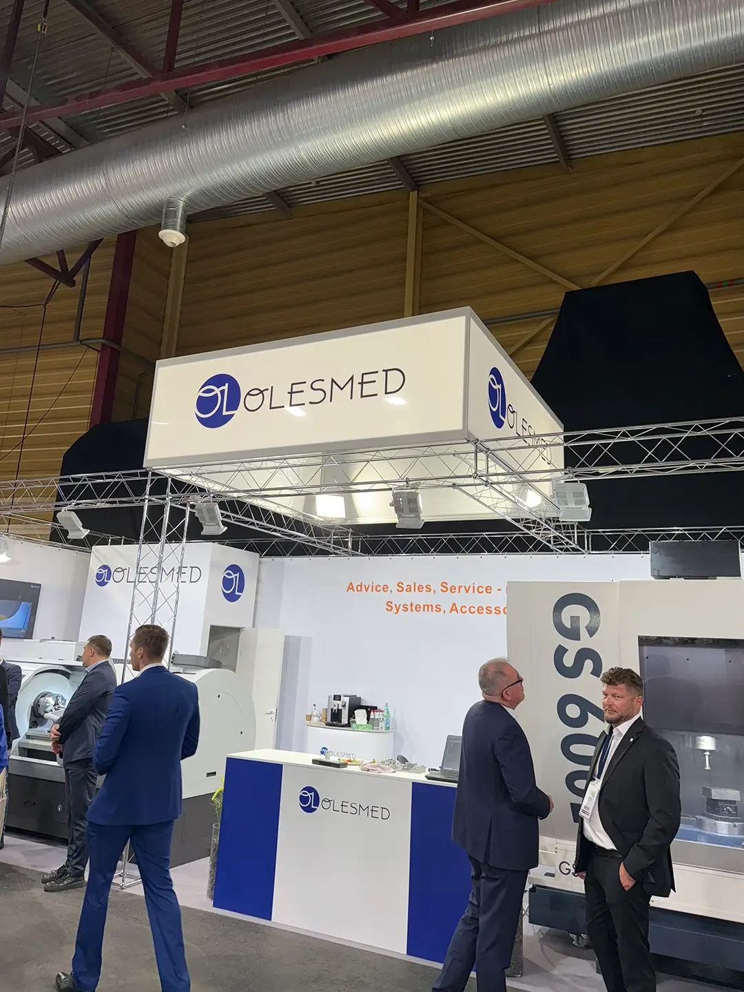 Custom-built exhibition stands