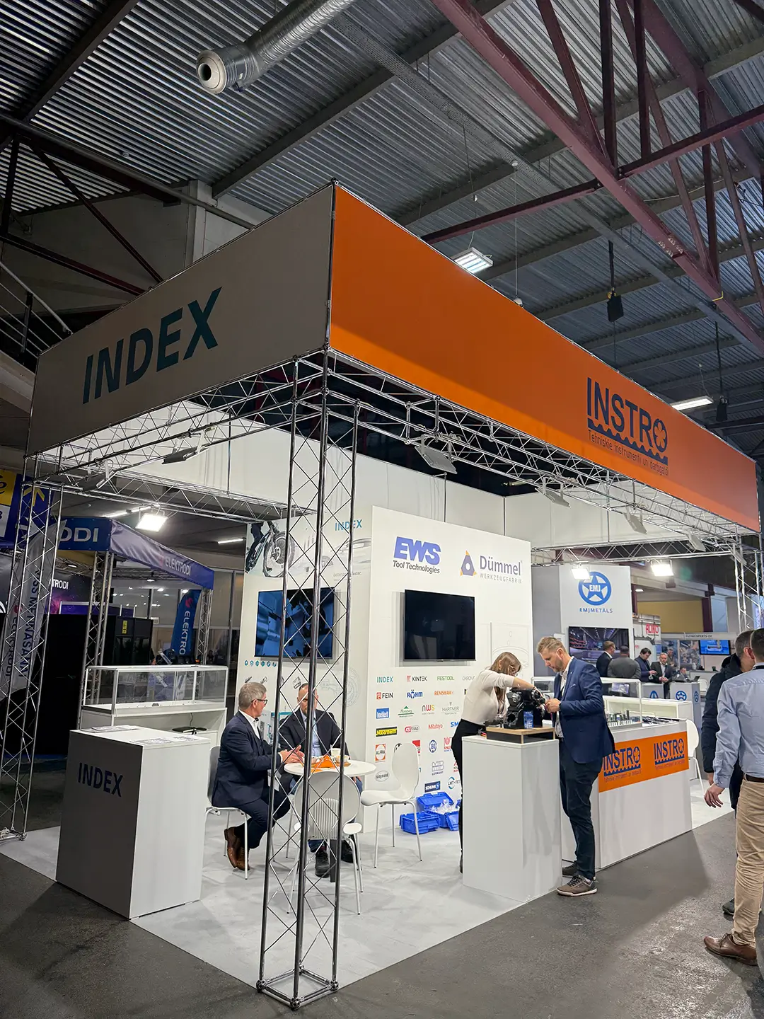 Custom-built exhibition stands