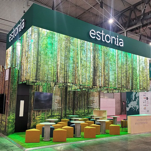  Custom-built exhibition stands, Estonia, IBTM World 