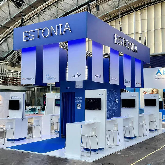 Custom-built exhibition stand, Estonia stand