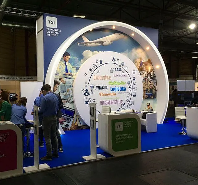 Custom-built exhibition stands, TSI