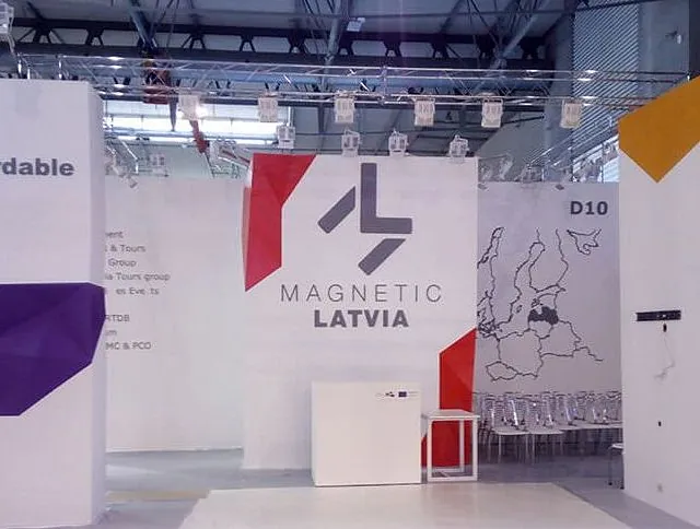 Custom-built exhibition stands, LIAA Magnetic Latvia