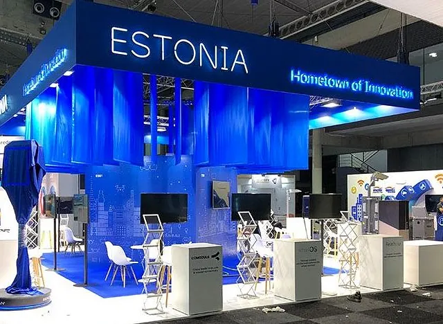Custom-built exhibition stands, ESTONIA stand 