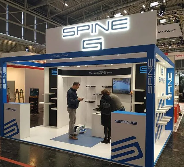 Custom-built exhibition stands, Spine G stand