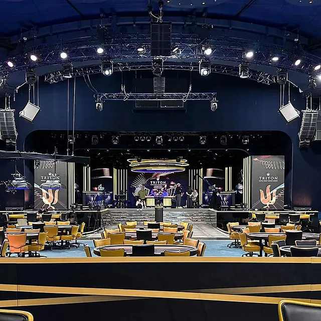  Custom-built exhibition stands, poker stand 