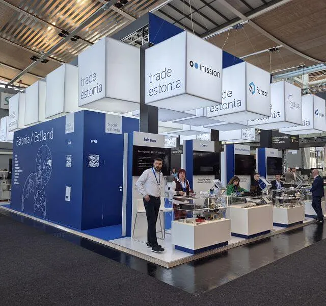 Custom-built exhibition stands