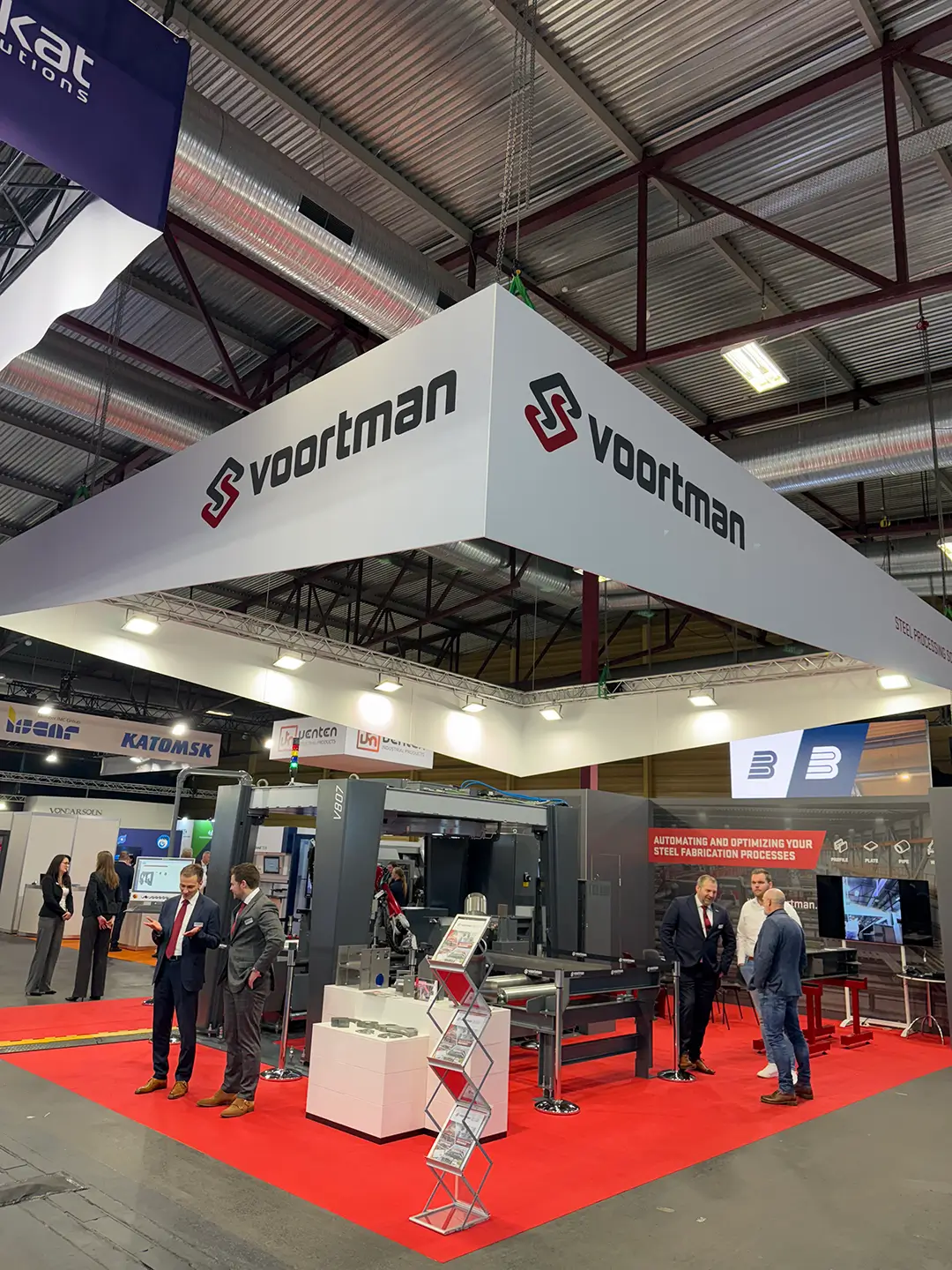 Custom-built exhibition stands