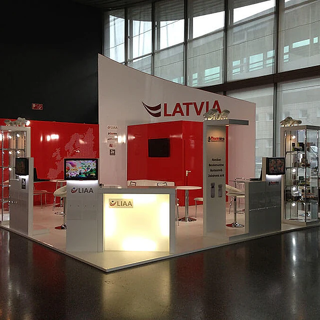 Ekskluzīvie izstāžu stendi un uzstādīšana, LIAA Latvia