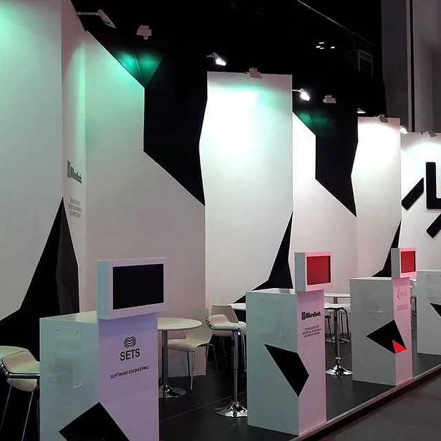 Custom-built exhibition stands, LIAA Magnetic Latvia, UAE