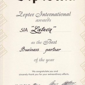 Lateca sertifikāti, diplomi un atsauksmes 4