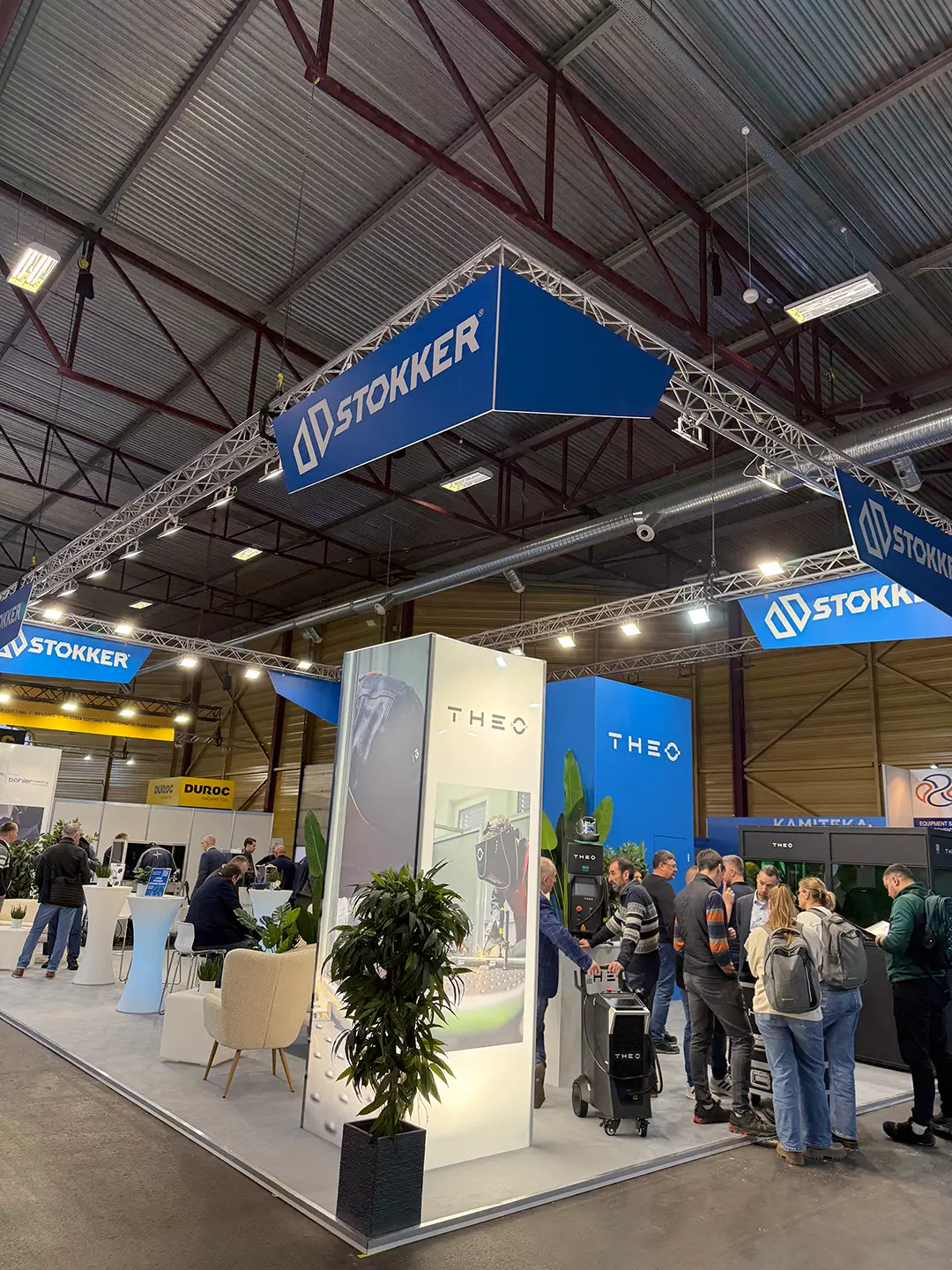 Custom-built exhibition stands