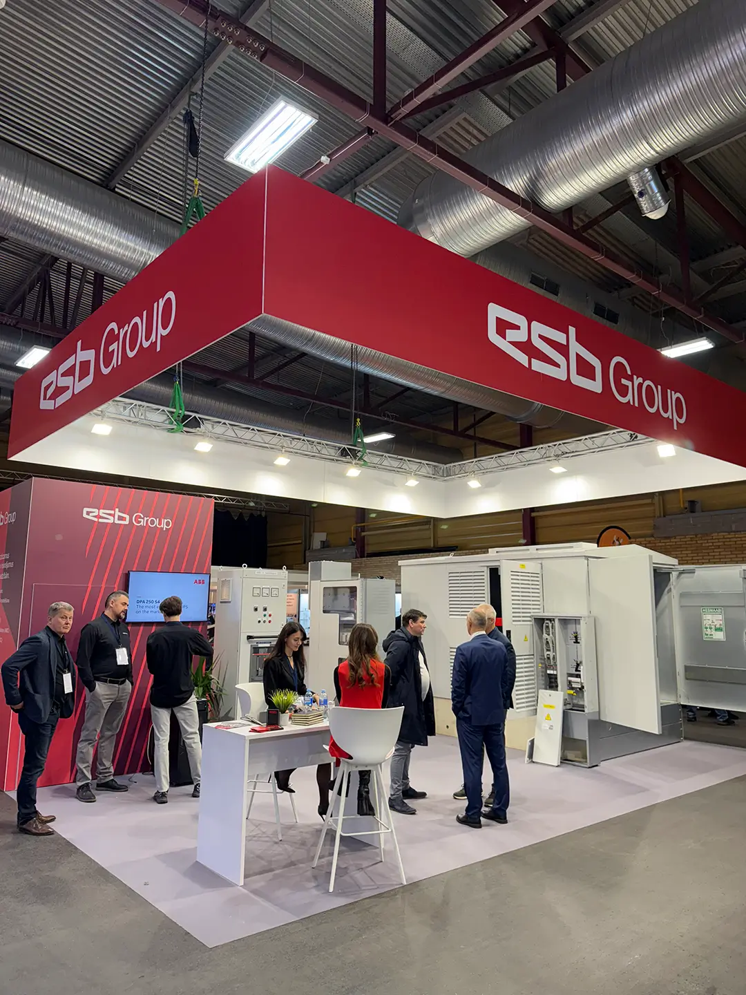 Custom-built exhibition stands