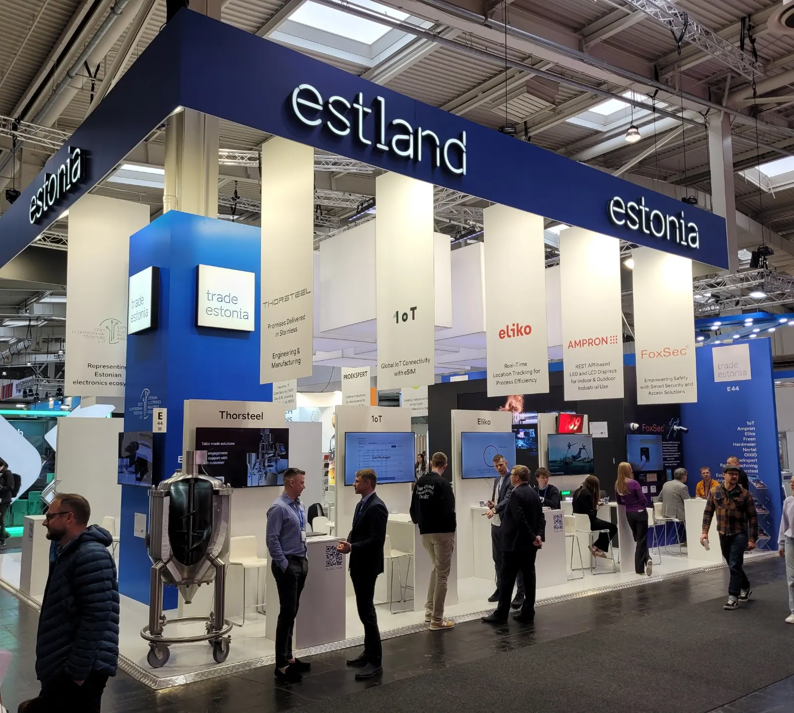 Estonian Business & Innovation Agency | Hannover Messe | Hannover, Germany | 2025 | 108 sqm