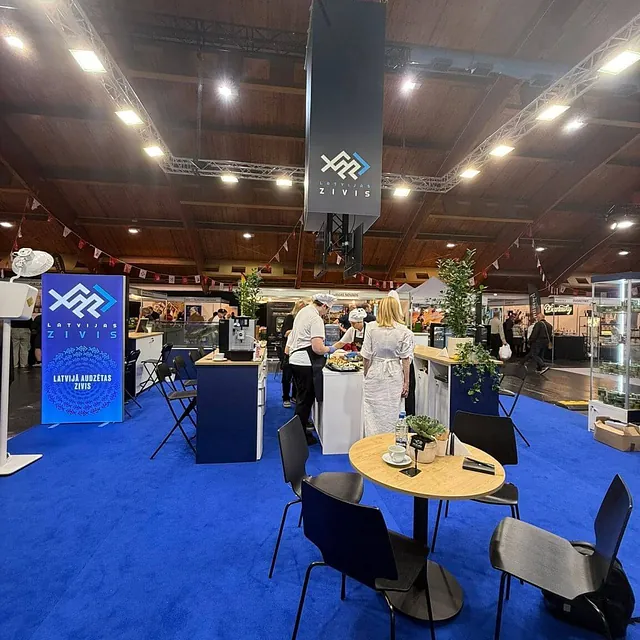 Latvijas Zivis | Riga Food 2026 | Ķīpsala, Latvia | 8 x 8 m = 64 sqm